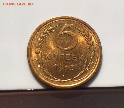 5 копеек 1955 года с блеском до 23.04 - WP_20180415_15_50_52_Pro