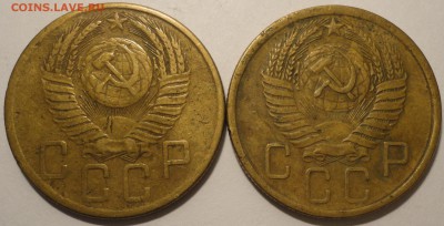 5 копеек 1954, 1956 гг., СССР, до 21:30 22.04.18 г. - 5 копеек 1954 1956-5.JPG
