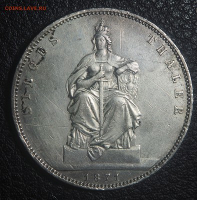 Пруссия Талер 1871 до 23.04.2018 в 22.00 - P21616712.JPG