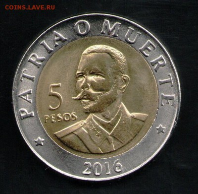 КУБА 5 ПЕСО 2016 UNC - 23 001