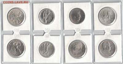 8 юбилейных монет Чехословакии 1947-1951гг. - чех1