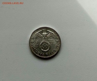 ГЕРМАНИЯ(РЕЙХ),2 рейхсмарки 1939А(Гинденбург)!до 25.04.2018 - IMG_20180422_104614