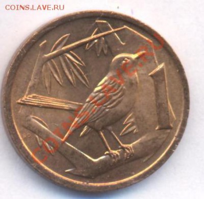 Каймановы о-ва 1 цент 1982 г.  До 19.04.11 г. 20-00 МСК. - Кайманы.1