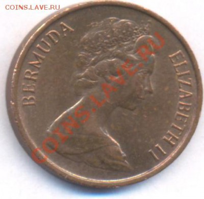 Бермудские о-ва 1 цент 1977 г. До 19.04.11 г. 20-00 МСК. - Бермуды