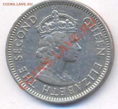 Карибские о-ва 25 центов 1965 г. До 19.04.11 г. 20-00 МСК. - Карибы 25 65