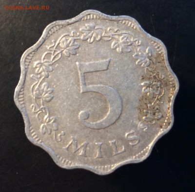 5 милс 1972 Мальта - 58D49C67-93EB-4142-B72B-4BDB0F863676
