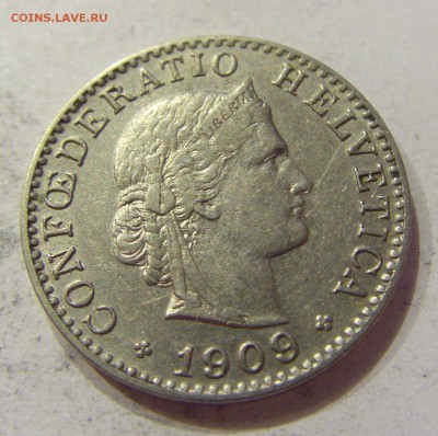 20 раппен 1909 Швейцария №2 27.04.2018 22:00 МСК - CIMG1890.JPG
