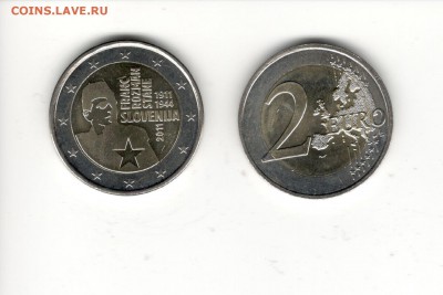 2 евро Словении 2011 Франк Розман - 2 евро Словения Розман