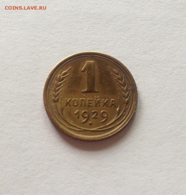 1 копейка 1929г. , до 29.04.18г. - 129