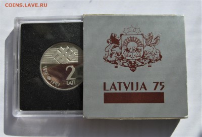 ЛАТВИЯ 2 лата 1993. 75 лет НЕЗАВИСИМОСТИ. ПРУФ. 28.04.2018. - 027.JPG
