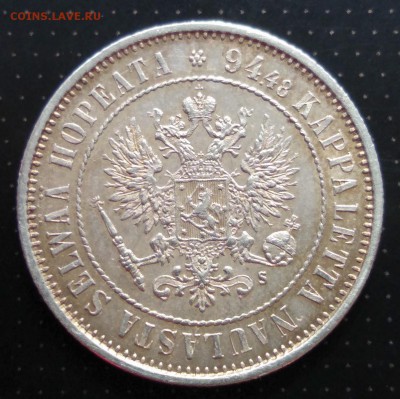 1 марка 1874 года Русская Финляндия до 30.04.2018 г - 4