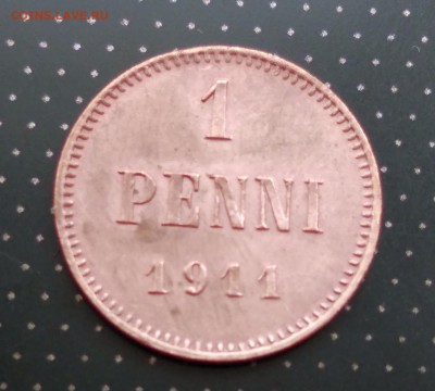 1 пенни 1892, 1893, 1901, 1909, 1911 года Русская Финляндия - 9