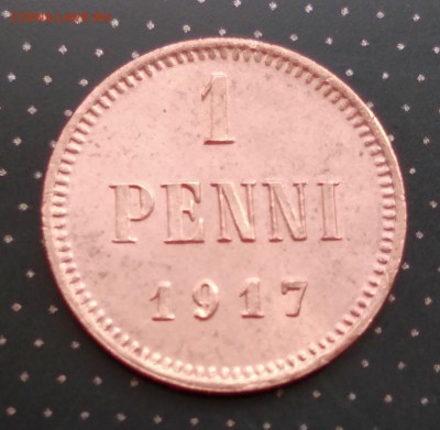 1 пенни 1912, 1914, 1915, 1916, 1917 года Русская Финляндия - 19