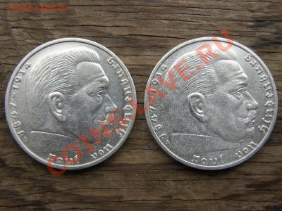 Серебро III Reich: двухмарочники 1937, 1938, 1939гг - P4180015.JPG