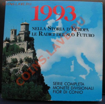 серебро Сан Марино. - см 1993