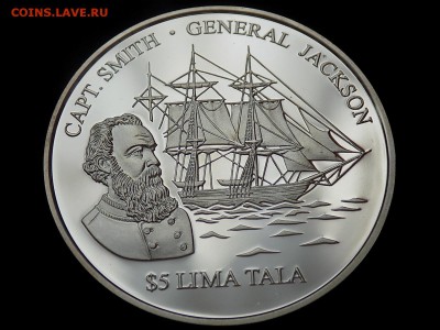 Токелау 5 лима 2003 Парусник Kapt. Smith und General Jackson - Токелау 5 лима 2003-2
