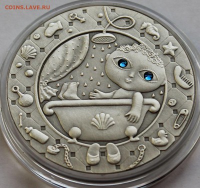 Беларусь 20 рублей 2009. Знаки зодиака. Водолей. Серебро,925 - 4