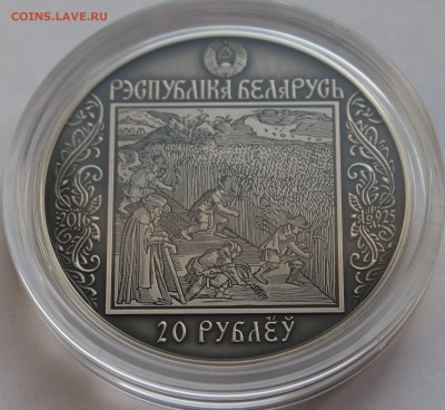 Беларусь 20 рублей 2016. Путь Скорины. Падуя. Серебро,925 - 8
