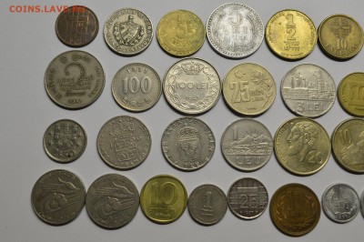 Иностранные монеты 30 шт., без повторов. до 27,04 - солянка1