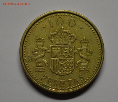 Испания 100 песет 1998 г., - исп2