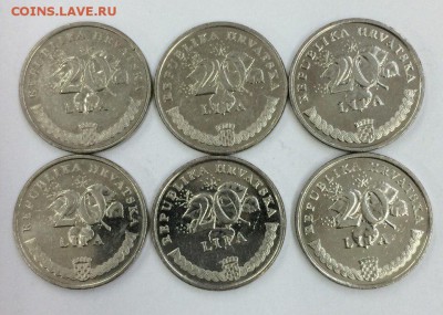Хорватия, 20 лип 6 штук 2005-2014 26.04.2018 22:00 - хорватия