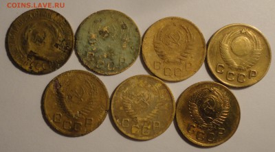1 копейка 1927-1957 гг., СССР, 7 шт., до 21:50 28.04.18 г. - 1 копейка 7 штук-11.JPG