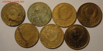 1 копейка 1927-1957 гг., СССР, 7 шт., до 21:50 28.04.18 г. - 1 копейка 7 штук-7.JPG