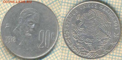 Мексика 20  сентаво 1978 г., до 03.05.0018 г. 22.00 по Москв - Мексика 20 сентаво 1978  735