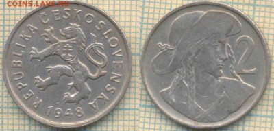 Чехословакия 2 кроны 1948 г. , до03.05.0018 г. 22.00 по Мос - Чехословакия 2 кроны 1948  738