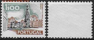Португалия 1973. ФИКС. Mi РТ 1156хII. Памятники Порту - 1156хII