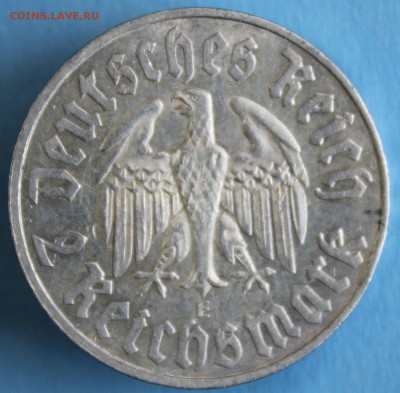 С 1 РУБ. ТРЕТИЙ РЕЙХ 2 марк 1933г."Е" МАРТИН ЛЮТЕР до 3.05 - IMG_2473.JPG