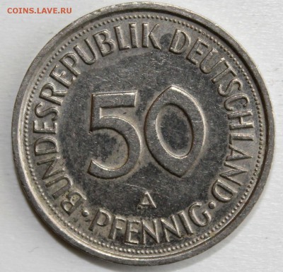 С РУБ. ЗАПАДНАЯ ГЕРМАНИЯ 50 пфеннигов 1990г."А" до 4.05 в 22 - IMG_2315.JPG