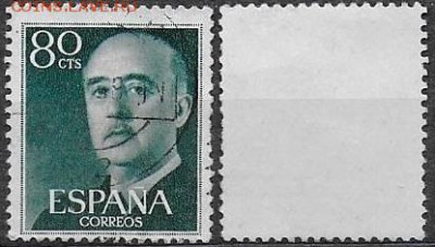 Испания 1955. ФИКС. Mi ES 1049. Франко - 1049