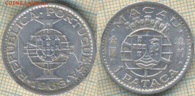 Макао Португальская 1 патака 1968 г., до 04.05.0018 г. 22.00 - Макао 1 патака 1968  681