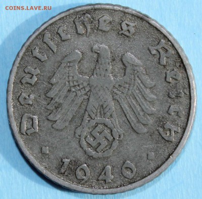 С РУБ. ТРЕТИЙ РЕЙХ 5 пфеннигов 1940г."Е" до 4.05 в 22-00 - IMG_2423.JPG