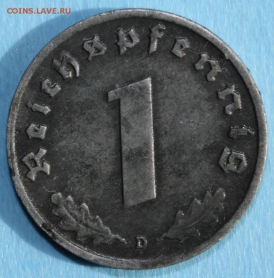 С РУБ. ТРЕТИЙ РЕЙХ 1 пфенниг 1942г."D" до 4.05 в 22-00 - IMG_2428.JPG