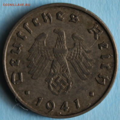 С РУБ. ТРЕТИЙ РЕЙХ 10 пфеннигов 1941г."A" до 4.05 в 22-00 - IMG_2433.JPG