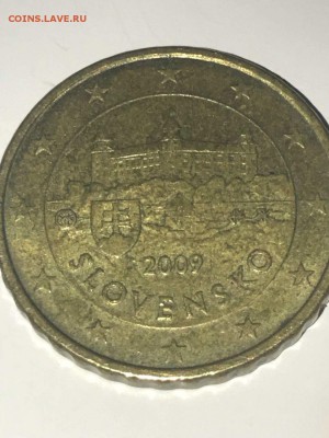 10 Euro Cent 2009. Брак, флаг над куполом. - 5840417cb576955a1460878d9efc4e77
