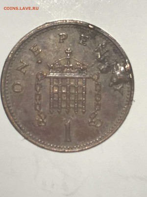 1 Пени 1994 г. Великобритания. Брак монеты. - ed14e2a5bfec07fca895f0a6c8196c01