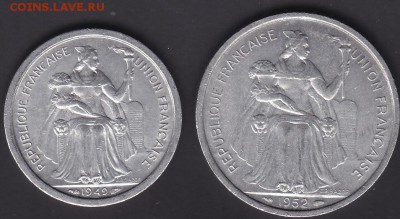Новая Каледония 2 и 5 франков 1949,1952 до 3.05 22:10 мск - IMG_0005