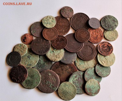 34 медных монет на чистку и опыты. Российской империи. - IMG_3413.JPG