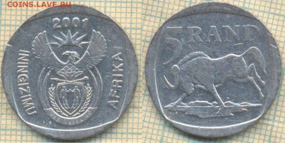 ЮАР 5 ранд 2001 г., до 05.05.0018 г. 22.00 по Москве - ЮАР 5 рандов 2001  714