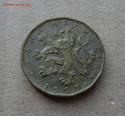 20 крон Чехия 1999 - ниже курса - до 06.05.2018 - 20-крон-1.JPG