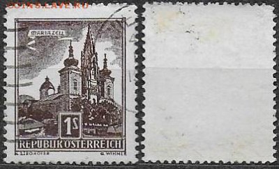 Австрия 1957. ФИКС. Mi АТ 1037. Марицелль. Базилика - 1037