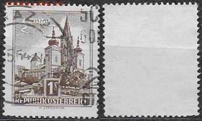 Австрия 1959. ФИКС. Mi АТ 1045y. Марициелль. Базилика - 1045y