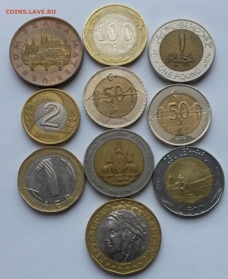 10 монет. Биметалл. Без повторов  до7.05.18    21.00 - 1