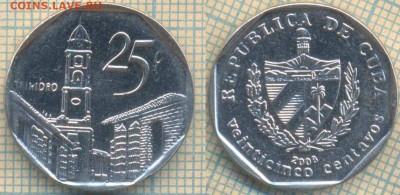 Куба 25 сентаво 2008 г., до 07.05.2018 г. 22.00 по Москве - Куба 25 сентаво 2008  257