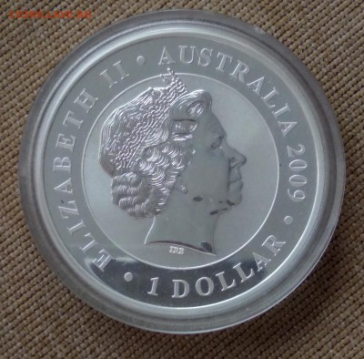 СЕРЕБРО, АВСТРАЛИЯ, 1 ДОЛЛАР 2009 года, КОАЛА - 4