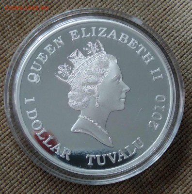 ВИКИНГ Тувалу 2010 ВЕЛИКИЕ ВОИНЫ цветная 1 dollar - 4