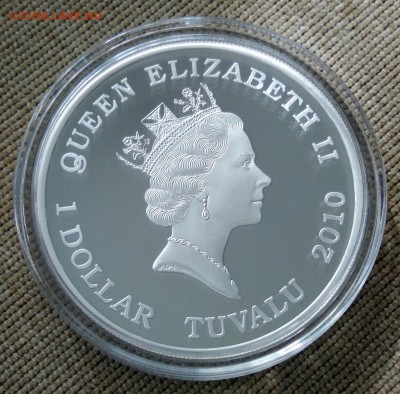 САМУРАЙ Тувалу 2010 ВЕЛИКИЕ ВОИНЫ цветная, 1 dollar - 4